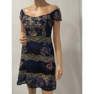 foxiedox dress Size 2 Multiple Color Lace And Embroidery